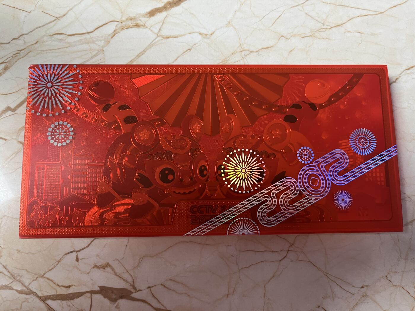 第180期拍卖【长期征集拍品】【北京币展专场】 善建成长，CCTV春晚虎年压岁金钞，尺寸145*70毫米，999金，重800毫克