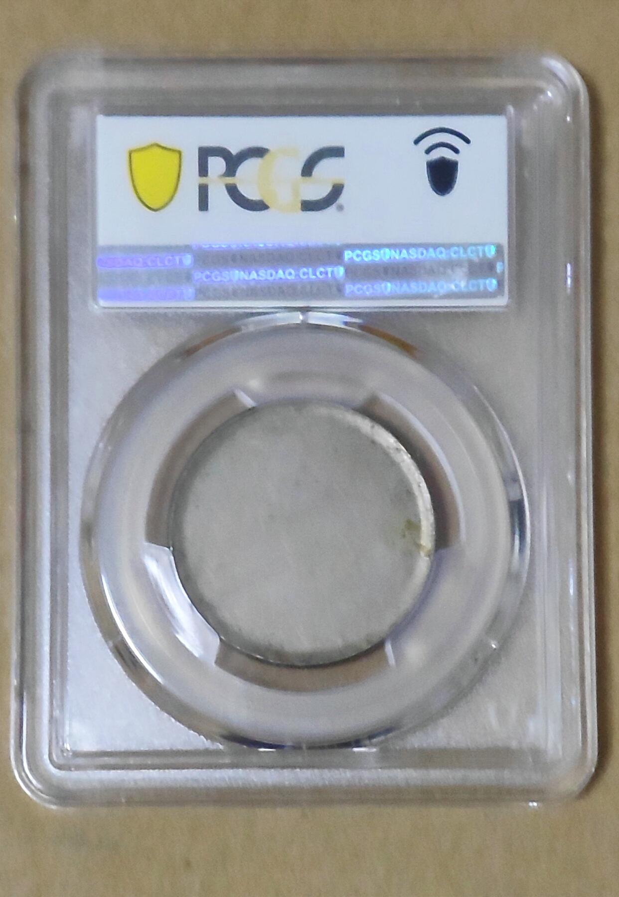 10月27日 🌏全球币章 珍稀品：1980-1989年 中国 1元 长城币 坯饼 PCGS-MS-61