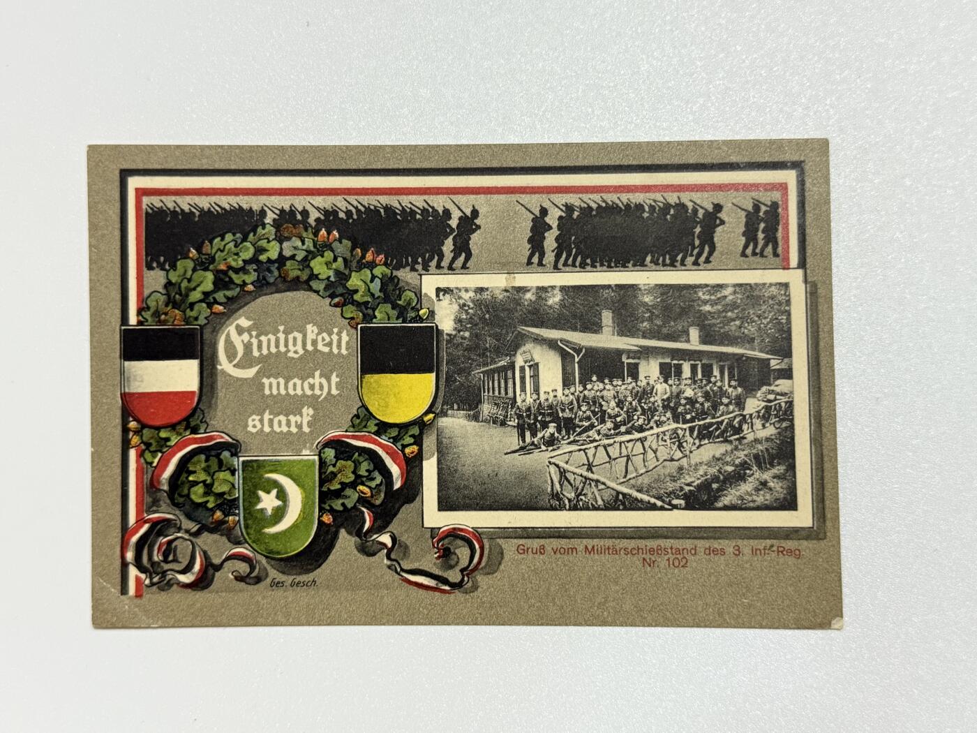 韵星假日精品2025秋季军品类拍卖会-- Rimey Holidays Boutique 2025 Autumn Militaria Sale 帝德-奥匈-奥斯曼三国同盟明信片 稀少题材