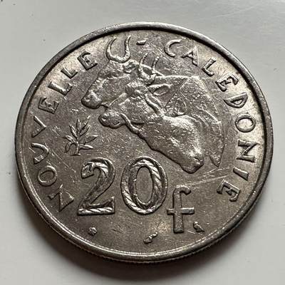 🌹外币初藏🌹🐯2025年第120场  每周二四六晚8️⃣点 接代拍 - 新喀里多尼亚1970年20法郎