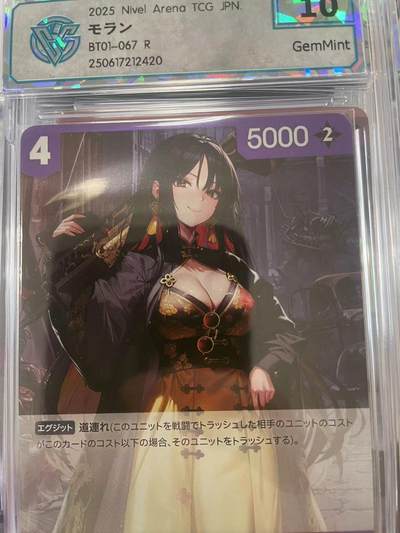 寸草不生拍卖会 第十二期 - NIKKE S胜利女神 日版 CCG评级 非常精美 BTO1-067 R 10G