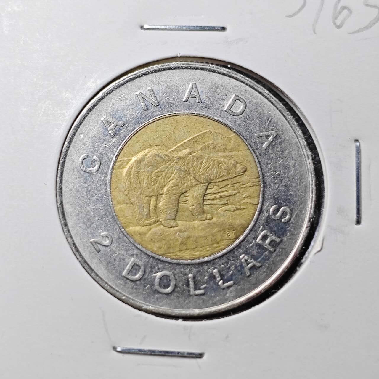 KK钱币收藏小铺  第359场  2月预留时间 周末发货  加拿大2元