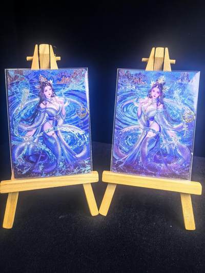 大佬奇点专场  无佣金 不寄存 不收拍 卡牌设有底价 拒绝小号抬价 大家放心拍 所有拍品全部有卡膜 自制卡牌 不包厂瑕 放大镜 品控 勿拍 流拍商品会循环 感谢大家支持 留个关注 不定时上新 谢谢 - 奇点卡牌 宗 冷烫白素贞镜像 2张