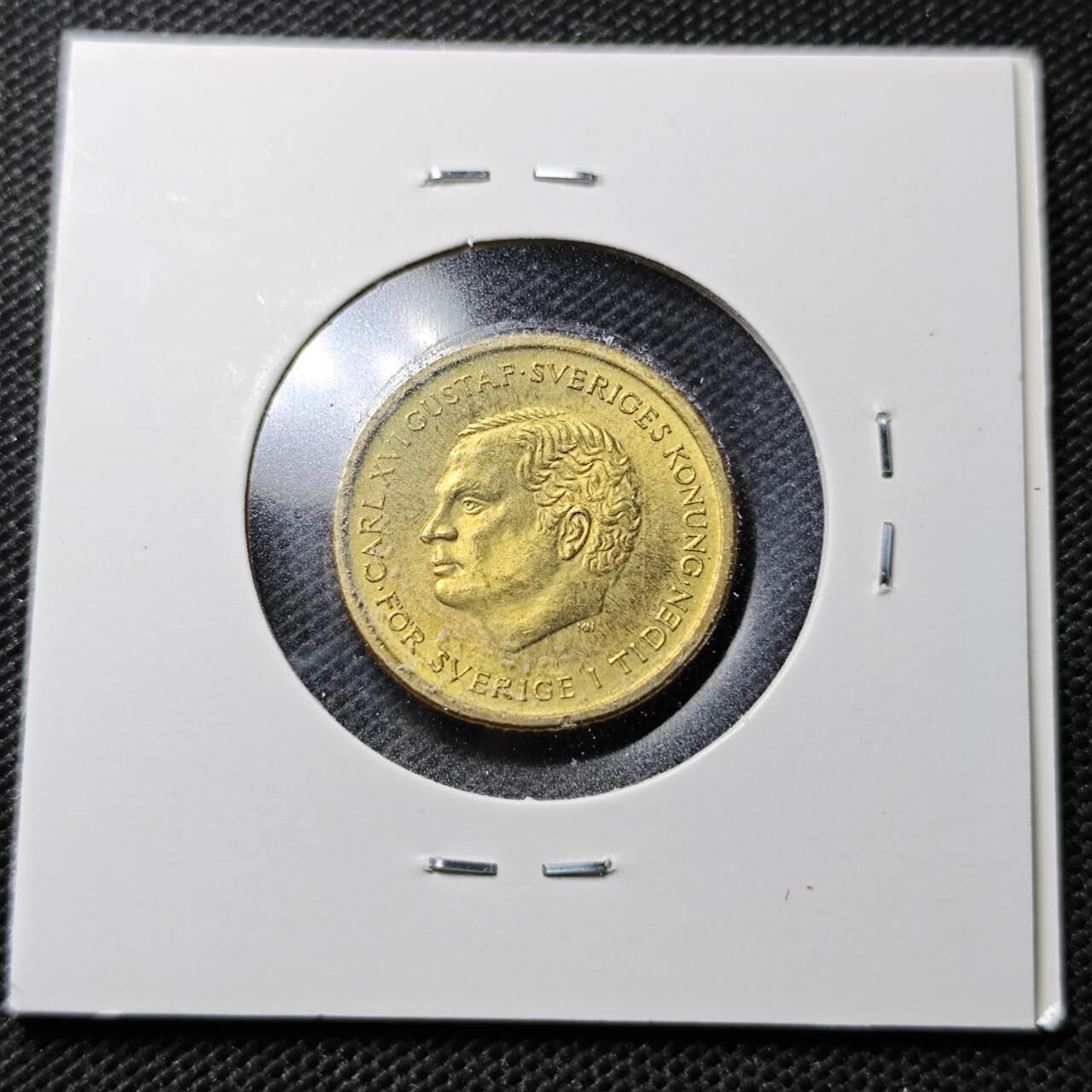 KK钱币收藏小铺  第359场  2月预留时间 周末发货  1994瑞典10克朗 好品