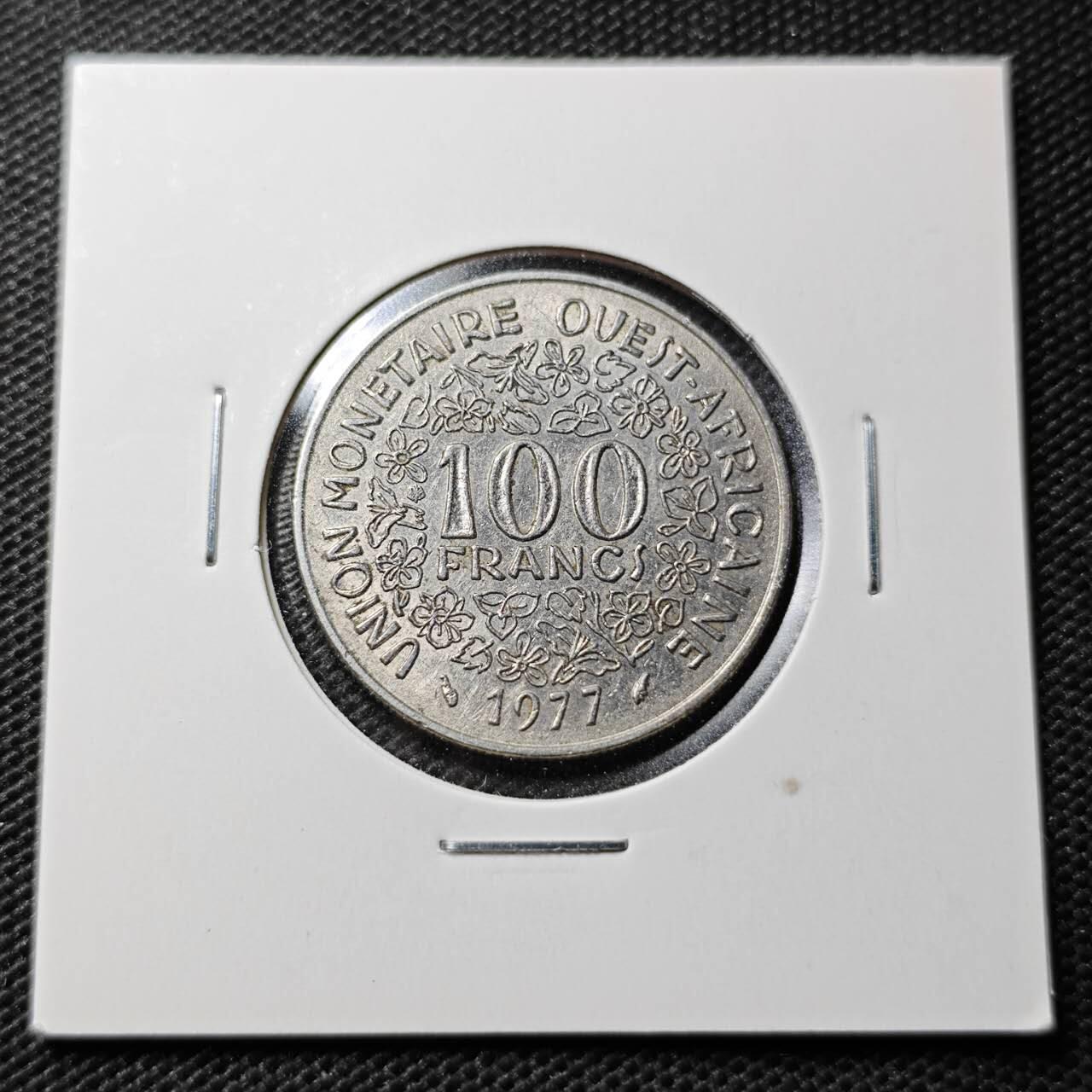 KK钱币收藏小铺  第359场  2月预留时间 周末发货  西非100法郎