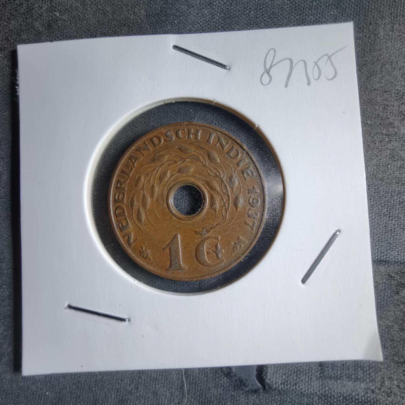 沼泽如烟--第887场 荷属东印度1937年一分