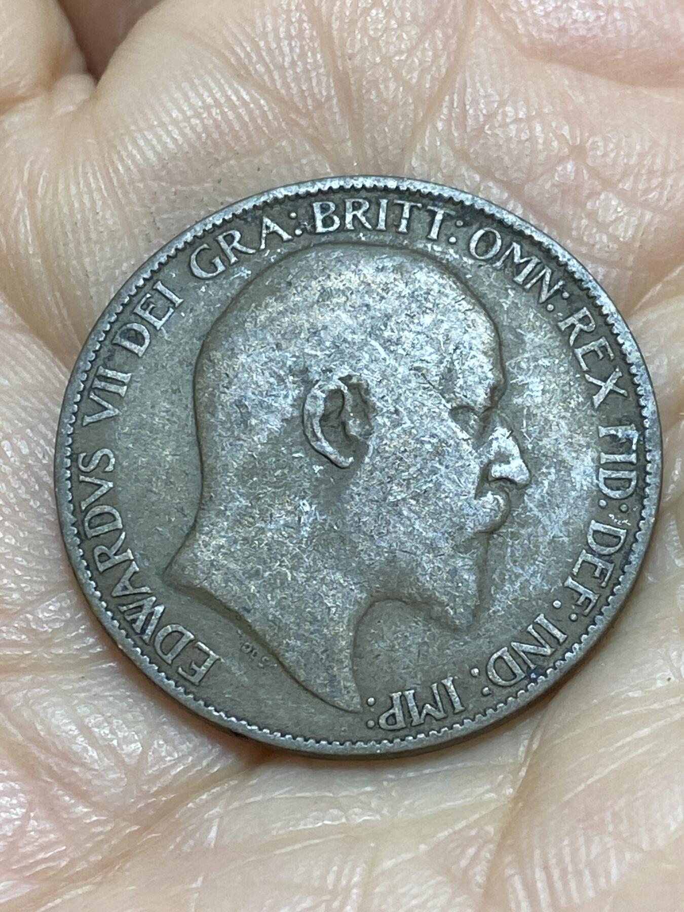 2025年第一百一十八场(总第一百四十四场）外国好品散币(免佣金) 英国🇬🇧1906年半便士(爱德华七世时期)