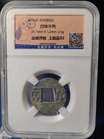 忠诚评级 美82西汉西铢半两⑤ - 忠诚评级 美82西汉西铢半两⑤