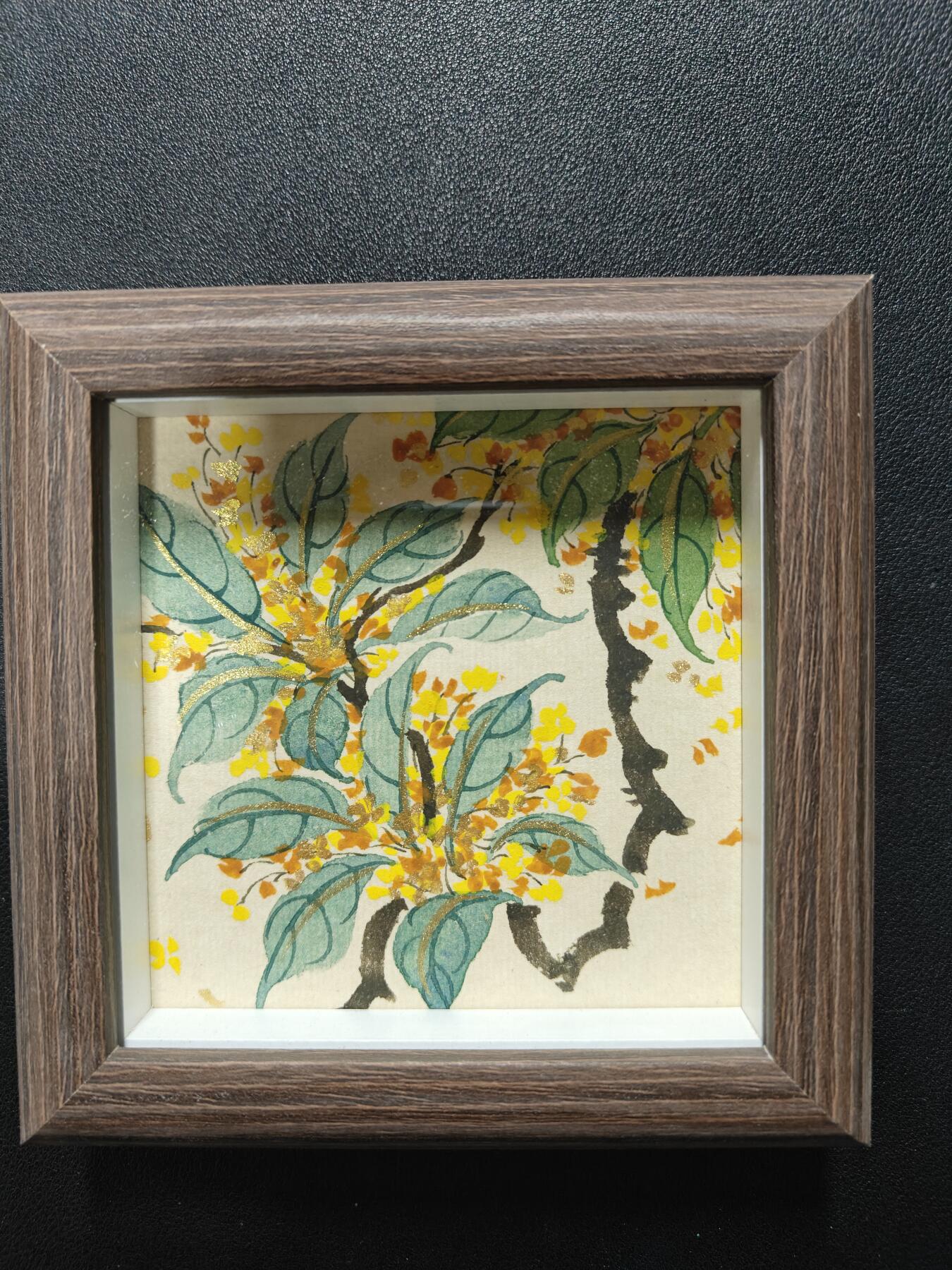 天玑星卡拍第133期《10.30周四截拍》持续收拍收评中 满赠卡需备注 【手绘摆台】高旭升 桂花 手绘摆台