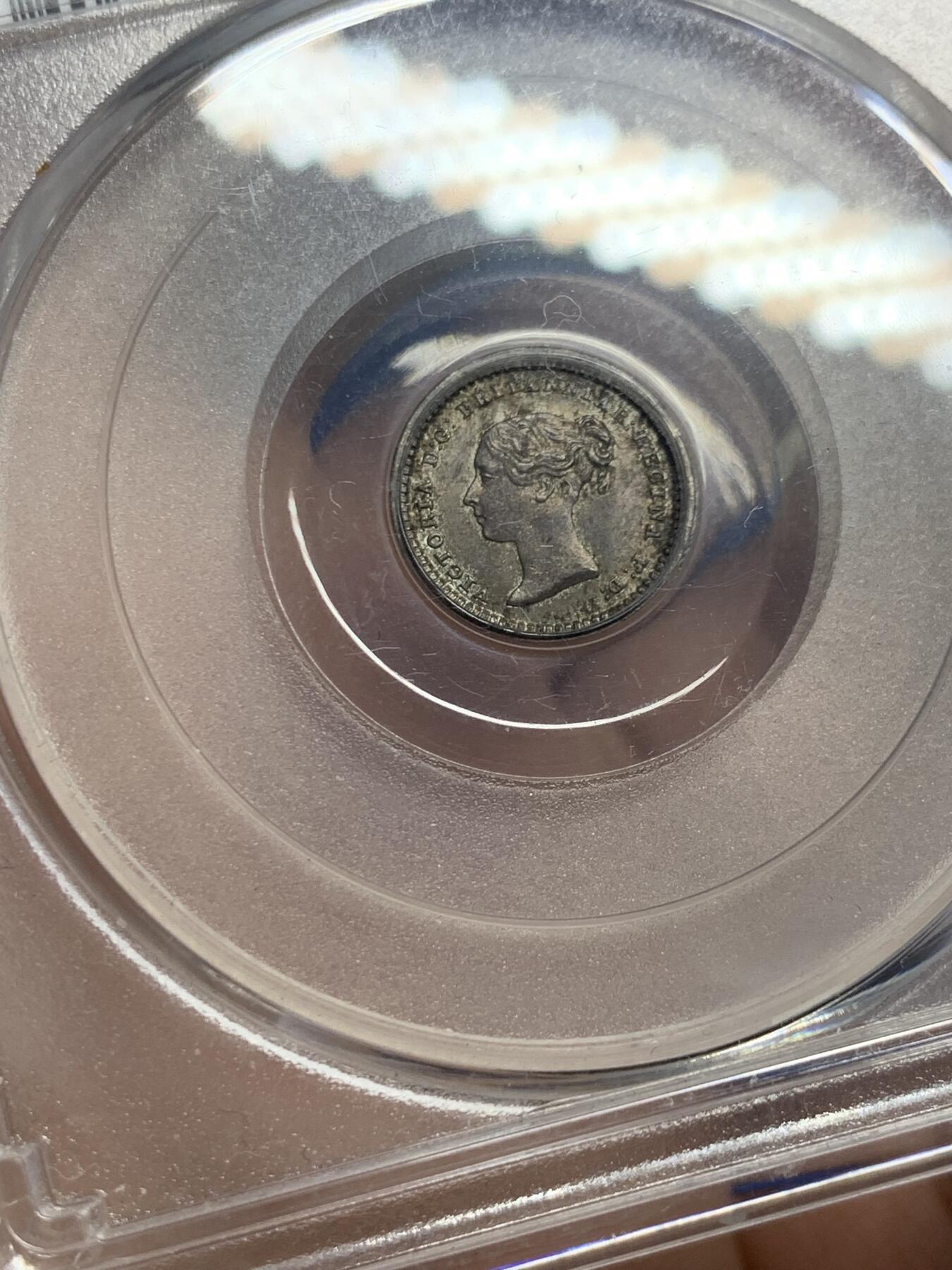 《竞宝斋》第433场 周日，周一 2场连拍 （全场包邮） PCGS MS64 英国1839年小维1.5便士 高分罕见