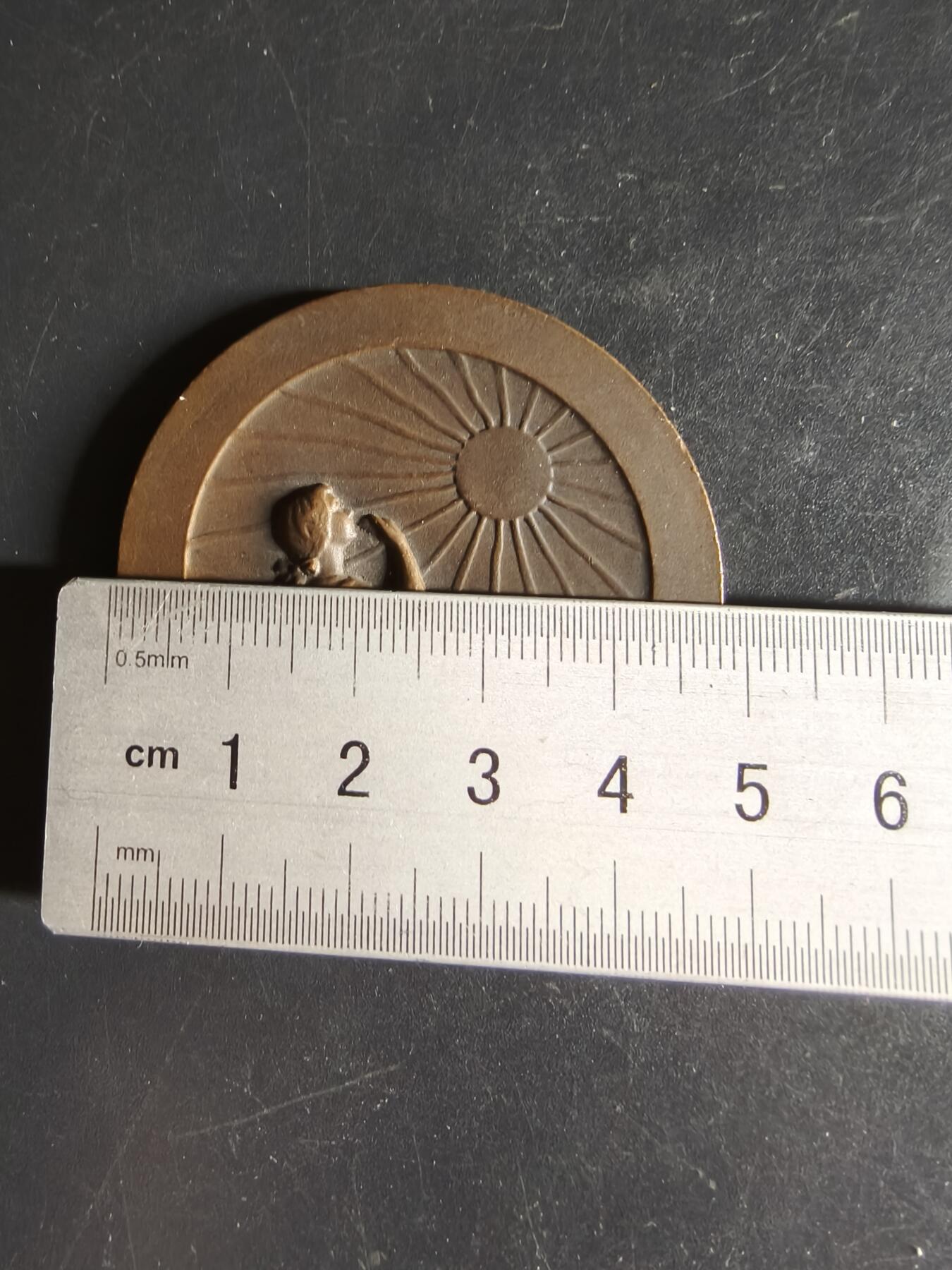 老王徽章第159期  法国国家抗结核病委员会大铜章     直径49mm.    重量52g