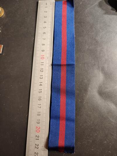 老王徽章第159期 - 法国志愿者服役绶带    23cm