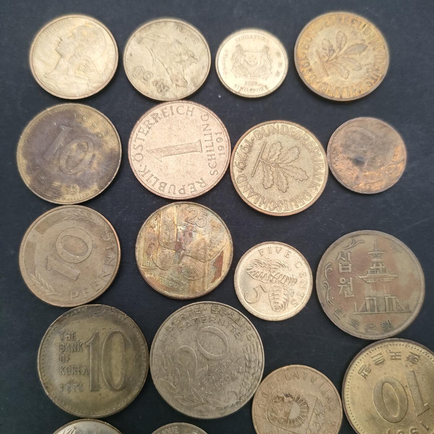 猩哥外币小铺➨【第199场】 硬币20个