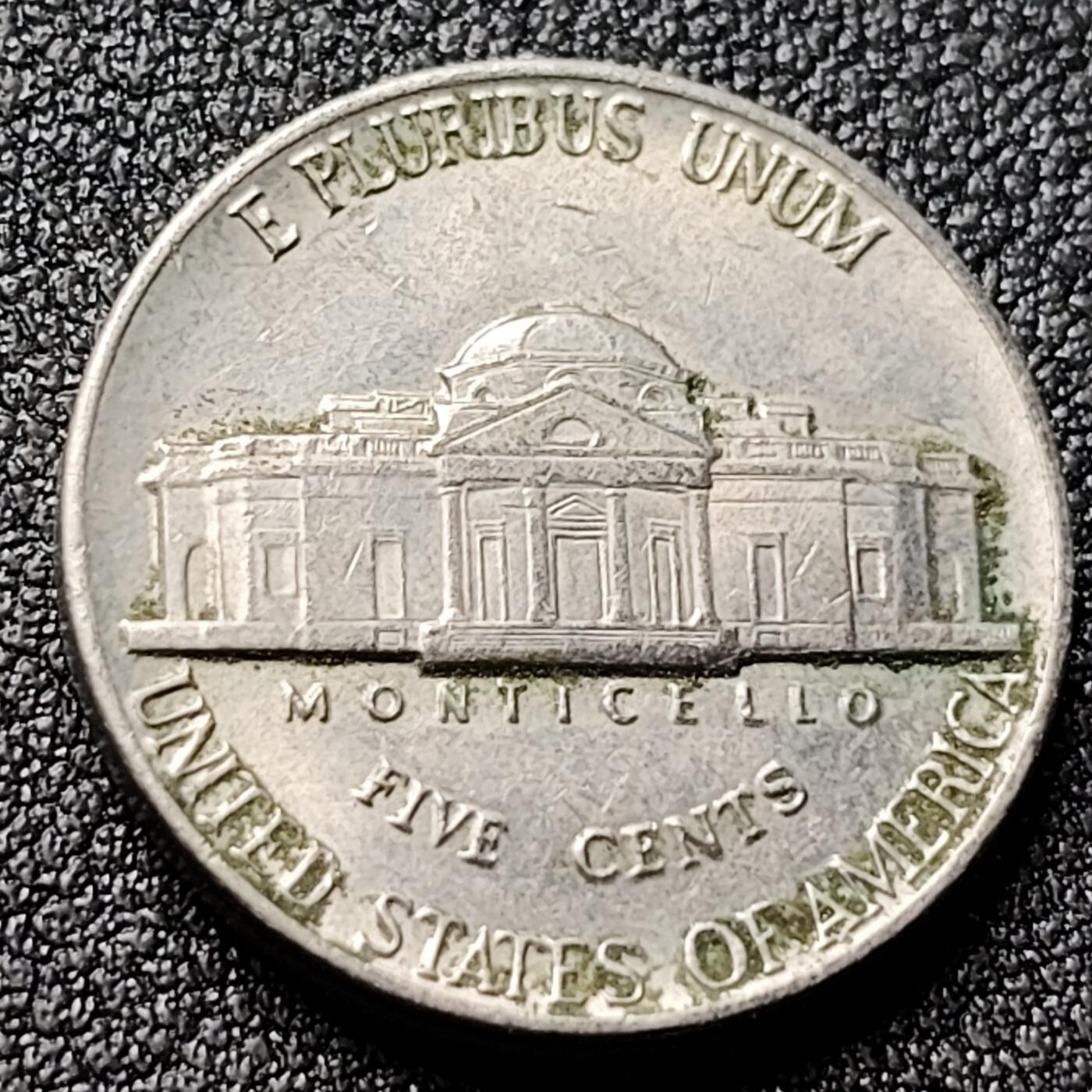 泉币菌-第118场-精品福利场 美品 美国1982年5美分纪念币 杰斐逊 及 故居蒙蒂塞洛庄园 21mm 