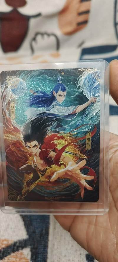 秋原瞳的小店第二十七期（持续收拍，11月秋意正浓，东欲近，暖心囤卡好时光） - 卡游哪吒ssp——哪吒敖丙，工艺拉满