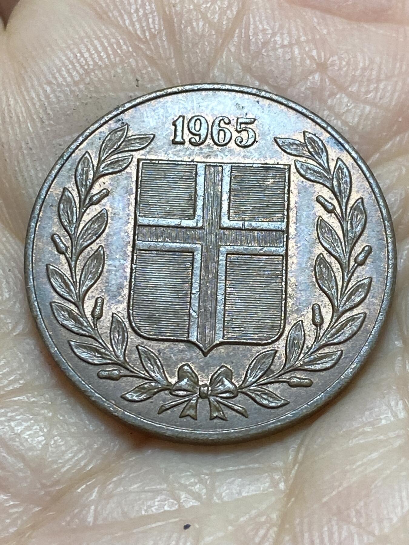 2025年第一百一十八场(总第一百四十四场）外国好品散币(免佣金) 冰岛🇮🇸1965年5奥拉