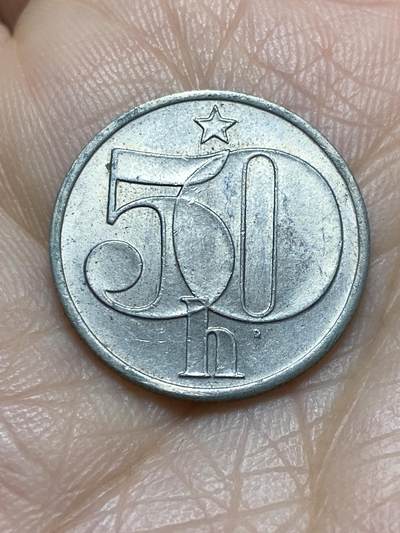 2025年第一百一十八场(总第一百四十四场）外国好品散币(免佣金) - 捷克斯洛伐克1982年50赫勒(社会主义共和国时期第二版)