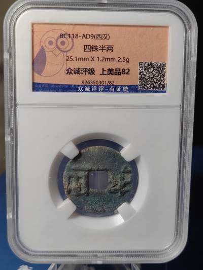 忠诚评级 美82西汉西铢半两⑥ - 忠诚评级 美82西汉西铢半两⑥