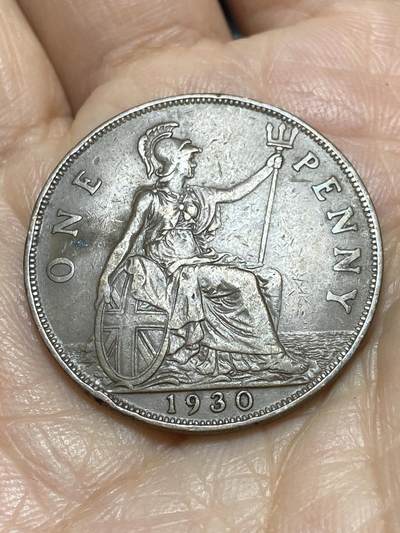 2025年第一百一十八场(总第一百四十四场）外国好品散币(免佣金) - 英国🇬🇧1930年1便士(乔治五世第三版)
