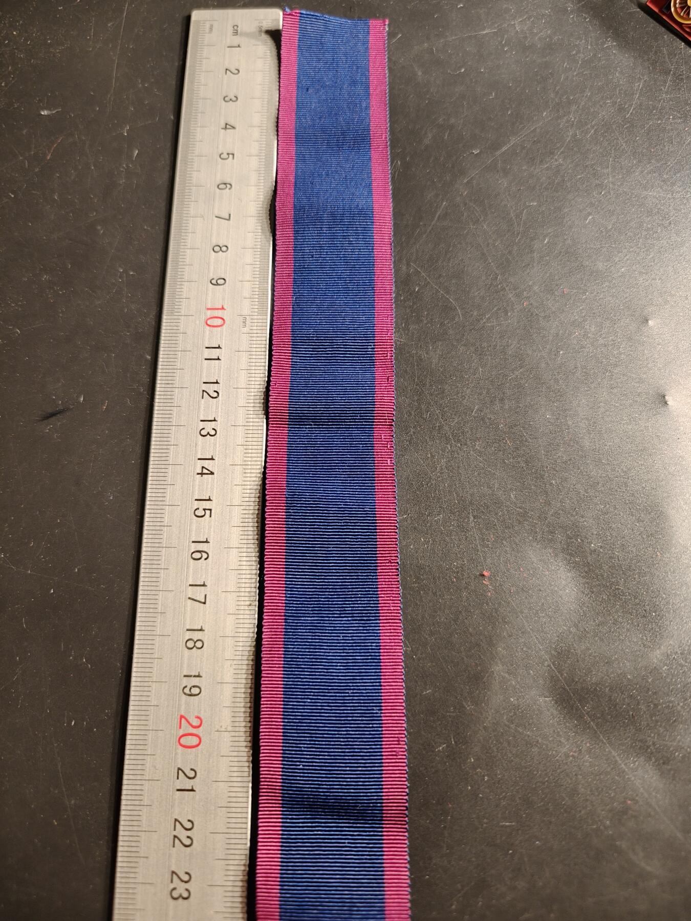老王徽章第159期 法国国防服役奖章绶带     26cm