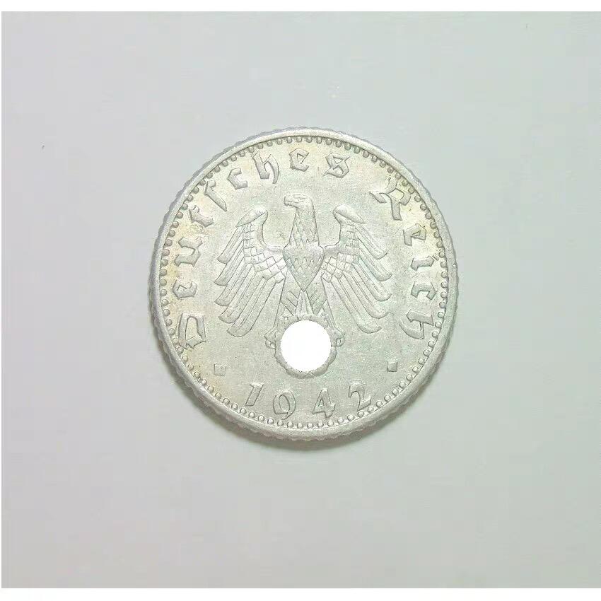 德国第三帝国1942年A版50芬尼 爽品