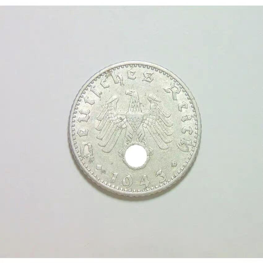 德国第三帝国1943年A版50芬尼 爽品