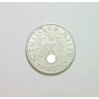 德国第三帝国1943年A版50芬尼 爽品 - 德国第三帝国1943年A版50芬尼 爽品