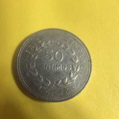 泡泡币外币第十六场可代拍15038385335微信 - 1978年哥斯达黎加50分。