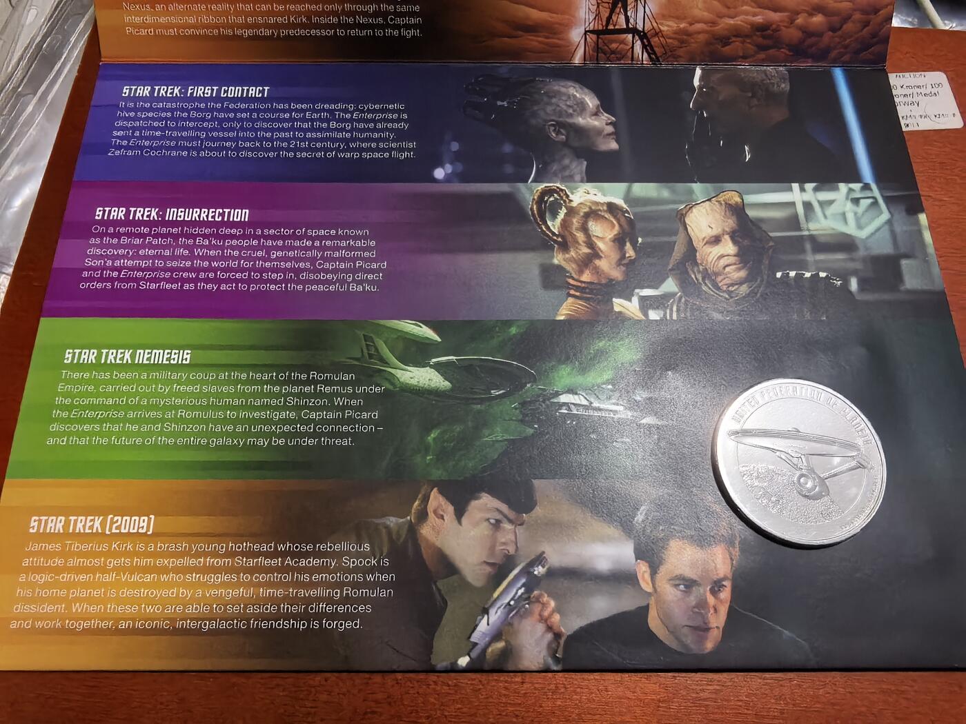 长老汇蛇年精选第六十八场拍卖 2020英国皇家邮政星际迷航千禧号飞船邮币封首日封，含1枚同主题铜镍章，限量发行