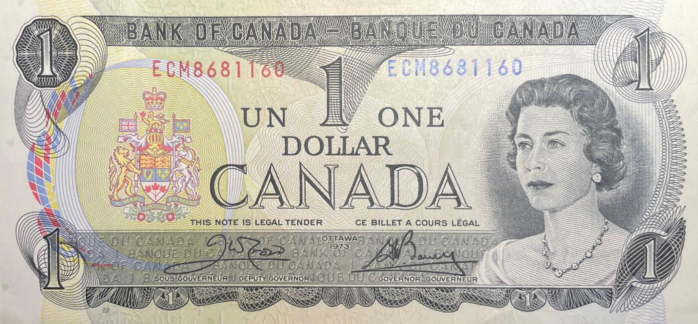 回流1026 全新加拿大🇨🇦壹圆（等值约5.08元人民币）