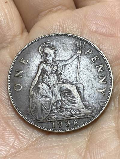 2025年第一百一十八场(总第一百四十四场）外国好品散币(免佣金) - 英国🇬🇧1936年1便士(乔治五世逝世年，第三版关门年)