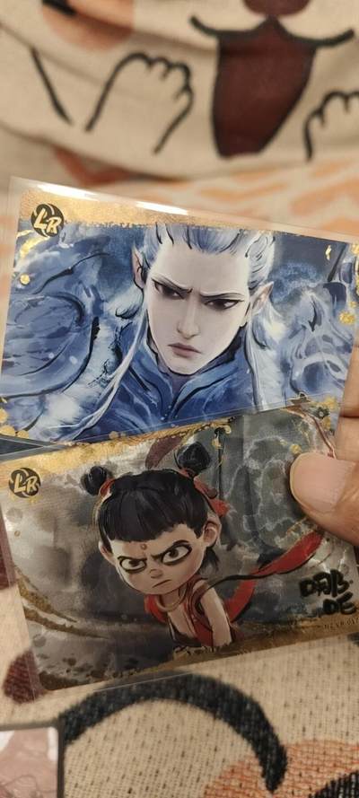 秋原瞳的小店第二十七期（持续收拍，11月秋意正浓，冬欲近，暖心囤卡好时光） - 卡游哪吒lr一对主角——哪吒敖丙