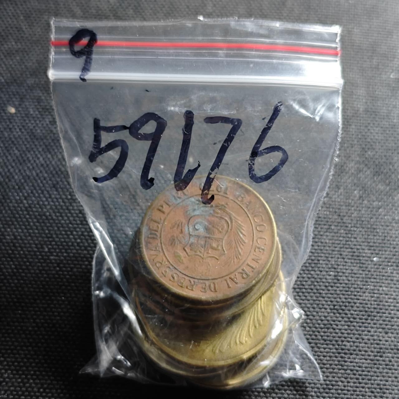 KK钱币收藏小铺  第359场  2月预留时间 周末发货  秘鲁一组9枚