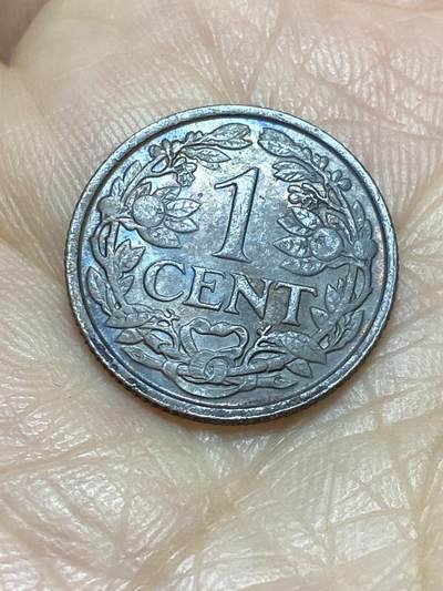 2025年第一百一十八场(总第一百四十四场）外国好品散币(免佣金) - 荷兰🇳🇱1941年1分(威廉明娜女王时期，第六版关门年，Grapes 葡萄标)