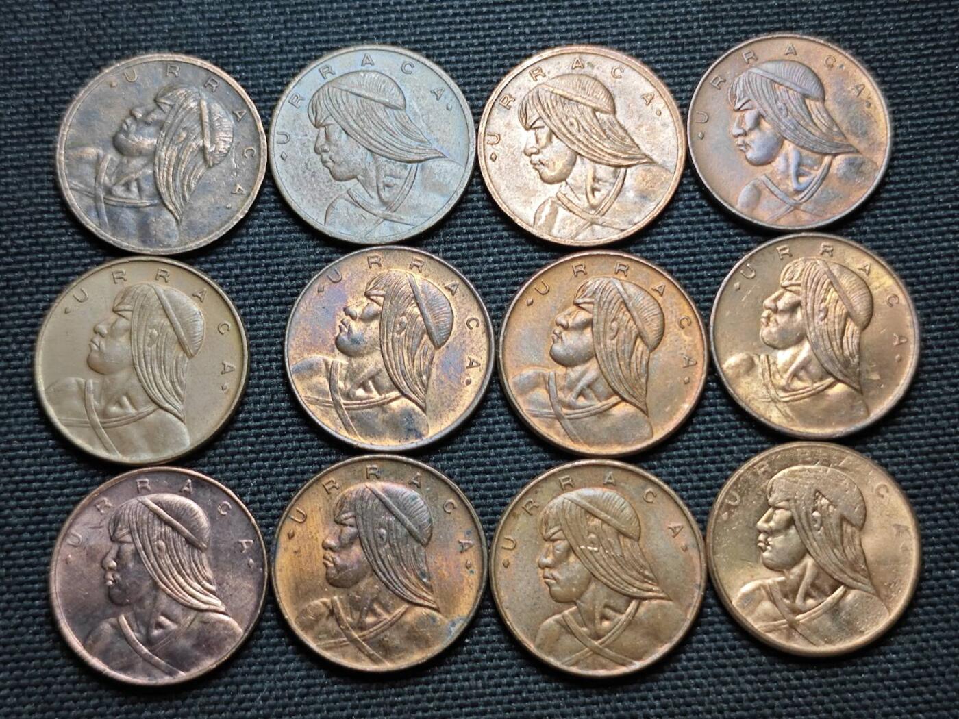 KK钱币收藏小铺  第359场  2月预留时间 周末发货  巴拿马散币一组22枚