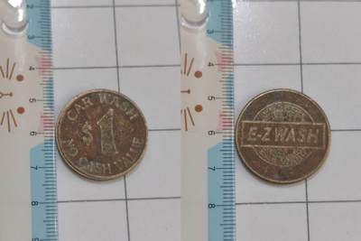 回流铜章硬币 - E-Z Wash洗车服务代币