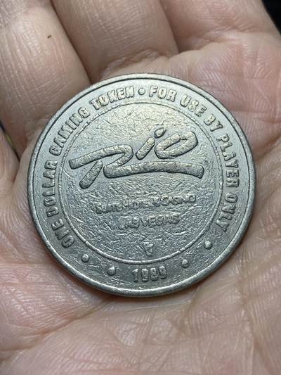 2025年第一百一十八场(总第一百四十四场）外国好品散币(免佣金) - 美国🇺🇸拉斯维加斯赌场代币，直径37毫米，厚2.4毫米，重22.16克
