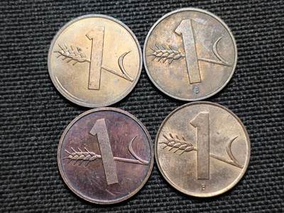 KK钱币收藏小铺  第359场  2月预留时间 周末发货 -  瑞士1分铜币一组4枚