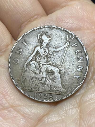 2025年第一百一十八场(总第一百四十四场）外国好品散币(免佣金) - 英国🇬🇧1928年1便士(乔治五世第三版首发年)