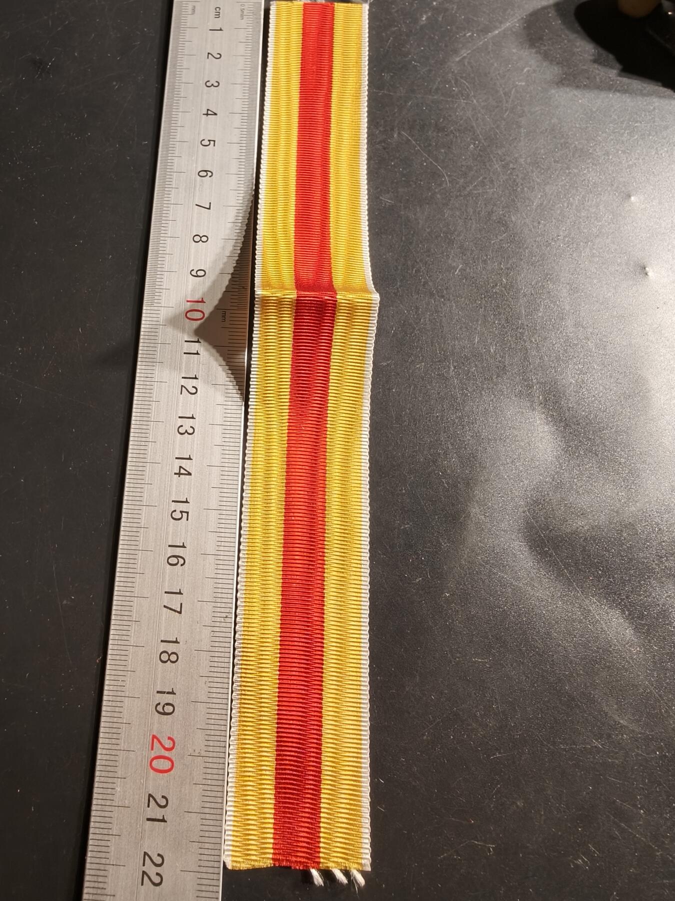 老王徽章第159期 巴登大公国金/银级功绩奖章绶带     22cm