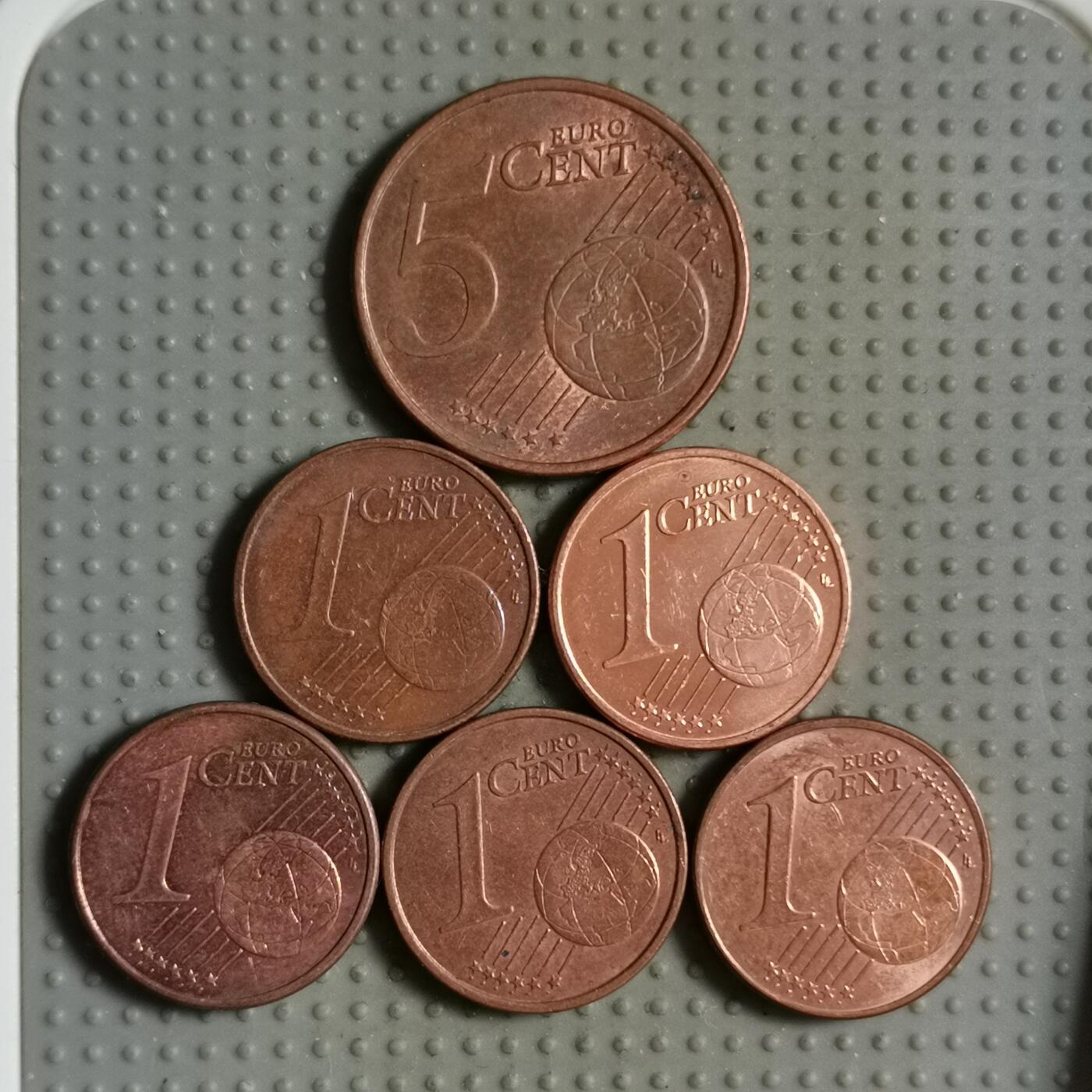 2025年第109场各国散币拍卖（总第109场） 欧分6枚