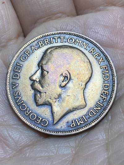 2025年第一百一十八场(总第一百四十四场）外国好品散币(免佣金) - 英国🇬🇧1917年1便士(乔治五世第一版)