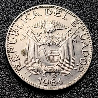 泉币菌-第118场-精品福利场 - 原光 厄瓜多尔 1964年 10分19mm