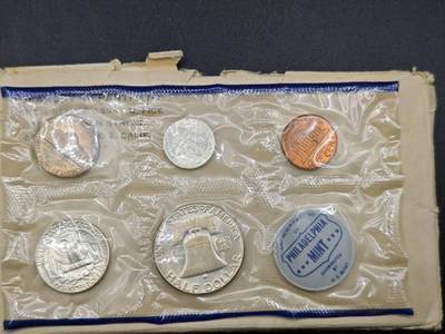 【淘币小摊】实时拍第七百九十九拍   银币套币场   满百包邮可预留二周 每周一统一发货   - 美国1962年富兰克林套币