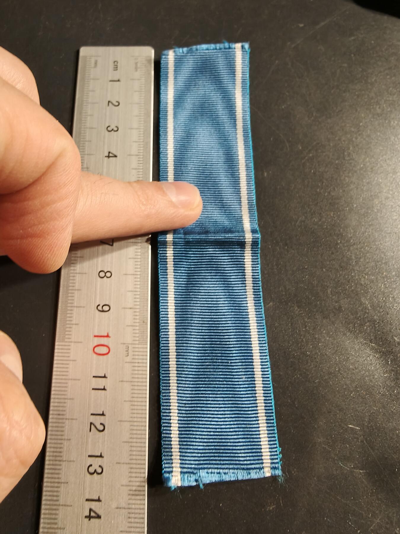 老王徽章第159期 联合国维和观察员绶带     13.5cm