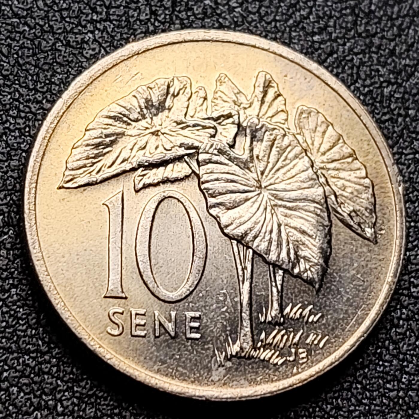 泉币菌-第119场-精品福利场 原光UNC 萨摩亚10分硬币 1974年版 23.6mm 铜镍