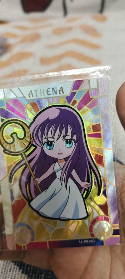 秋原瞳的小店第二十七期（持续收拍，11月秋意正浓，冬欲近，暖心囤卡好时光） - 卡游圣斗士活动卡——雅典娜