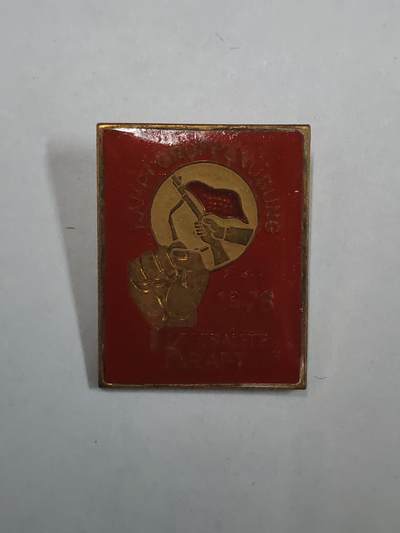 韵星假日拍卖第二十九期 -- Rimey Holidays Auction 29 - 民主德国工人阶级战斗队1978徽章