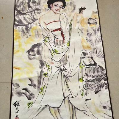 听雨轩（10） 名家名画中堂挂画（一） - 刘继卣 贵妃醉酒图 （仿古装饰画）