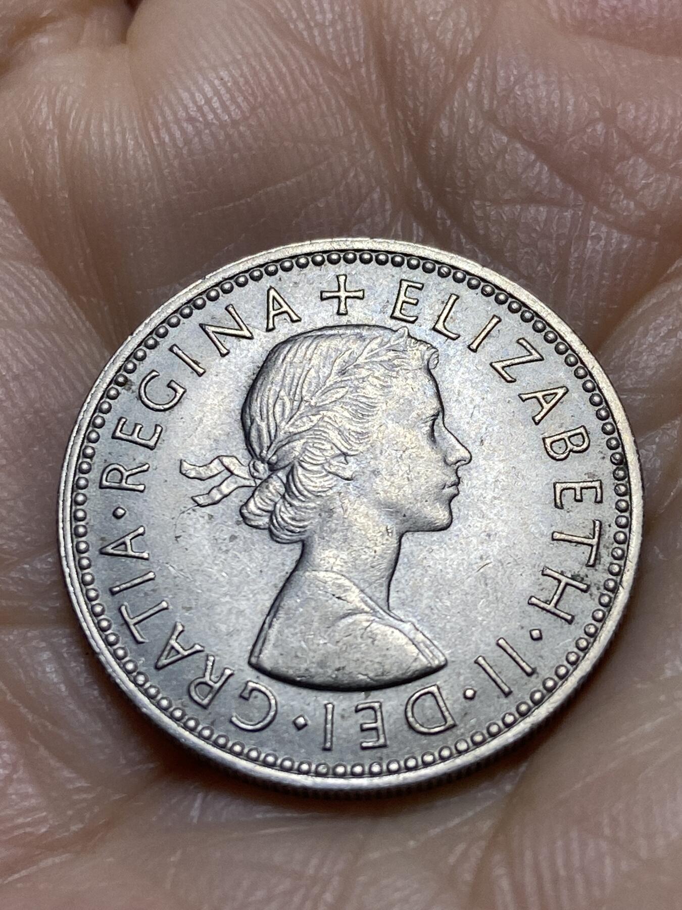 2025年第一百一十八场(总第一百四十四场）外国好品散币(免佣金) 英国🇬🇧1966年1先令(伊丽莎白二世青年桂冠第二版，苏格兰盾徽版)